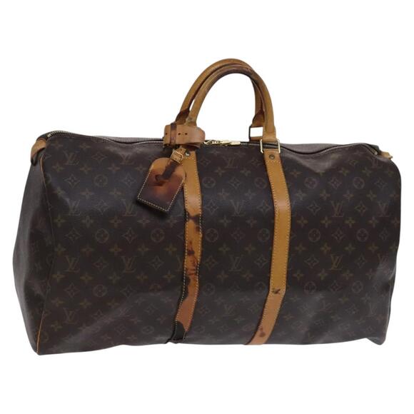 LOUIS VUITTON Monogram Keepall 55 Boston Bag M41424 - Picture 1 of 16